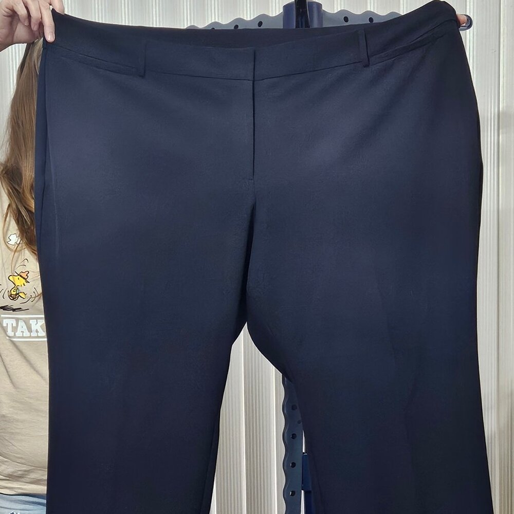 Lane Bryant Long Pants  size 28w navy blue wide leg